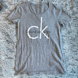 Calvin Klein Grey Fitted Tee